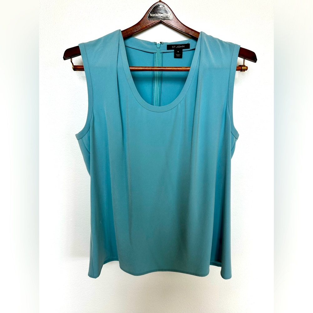 St John Light Blue Top Size 10